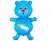 Минифигура 14" Медведь с бутылочкой синий
