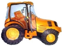 Минифигура 14" Трактор желтый