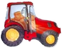 Минифигура 14" Трактор красный
