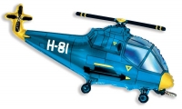 FM Фигура Вертолет голубой 38"/97см.
