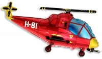 FM Фигура Вертолет красный  38"/97см.